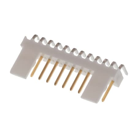 Molex Board Connector, 12 Contact(S), 1 Row(S), Male, Right Angle, Solder Terminal 22124122